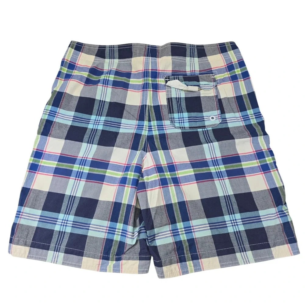 Abercrombie & Fitch‎ Mens XL Plaid Board Shorts Swim Trunks